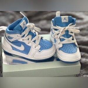 Jordan Kids Sneakers Blue and White